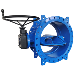Robinet Dublu Excentric Seria DEBV PN10/16 DN100 cu Acționare Electrică Opțională