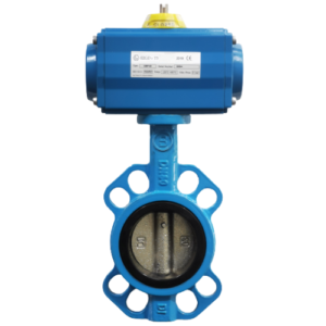 Supapă fluture cu actuator pneumatic seria VBP