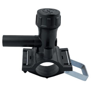 ELECTROFUZIUNE - TEU BRANSAMENT CU COLIER IESIRE 40MM PE100 PIN 4/4.7 APA 16 BAR GAZ 10 BAR