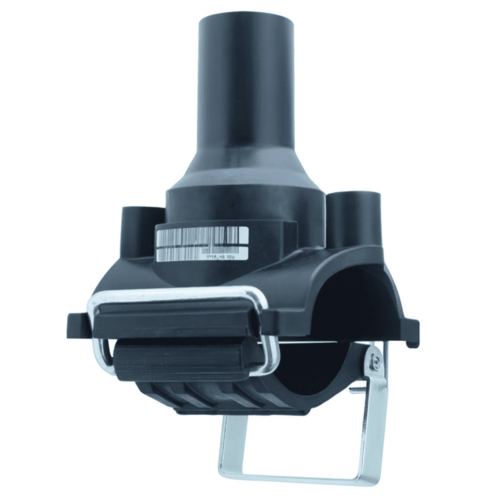 ELECTROFUZIUNE – ȘA CU COLIER, IEȘIRE 20, 25, 32 MM, PE100, PIN 4/4.7