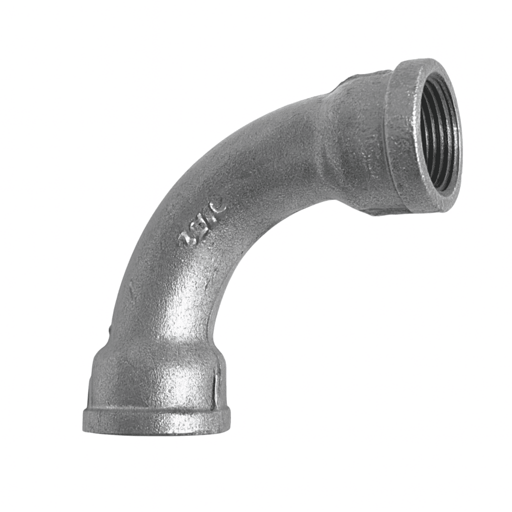 FITING FONTĂ ZINCATĂ PN16 – CURBĂ 90° FI-FI